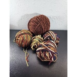 Mixed Lot Yarn 12oz Colorful Variegated Knitting Crochet Craft Worsted Yarn